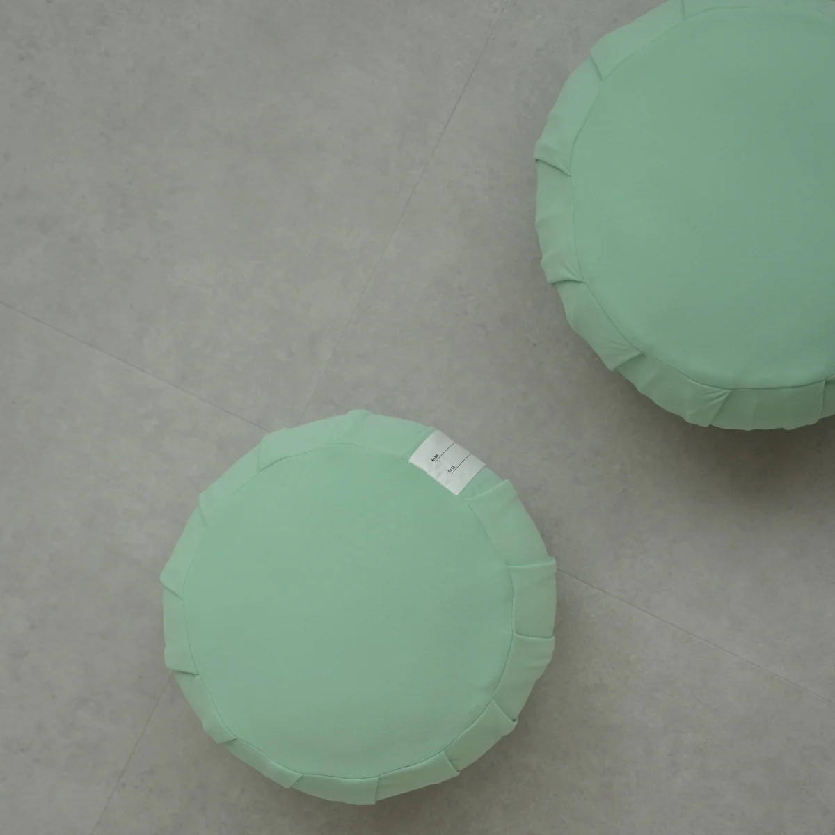 Japanese Meditation Cushion Zafu "ZAF MOMENT" Mint Green - Image 3