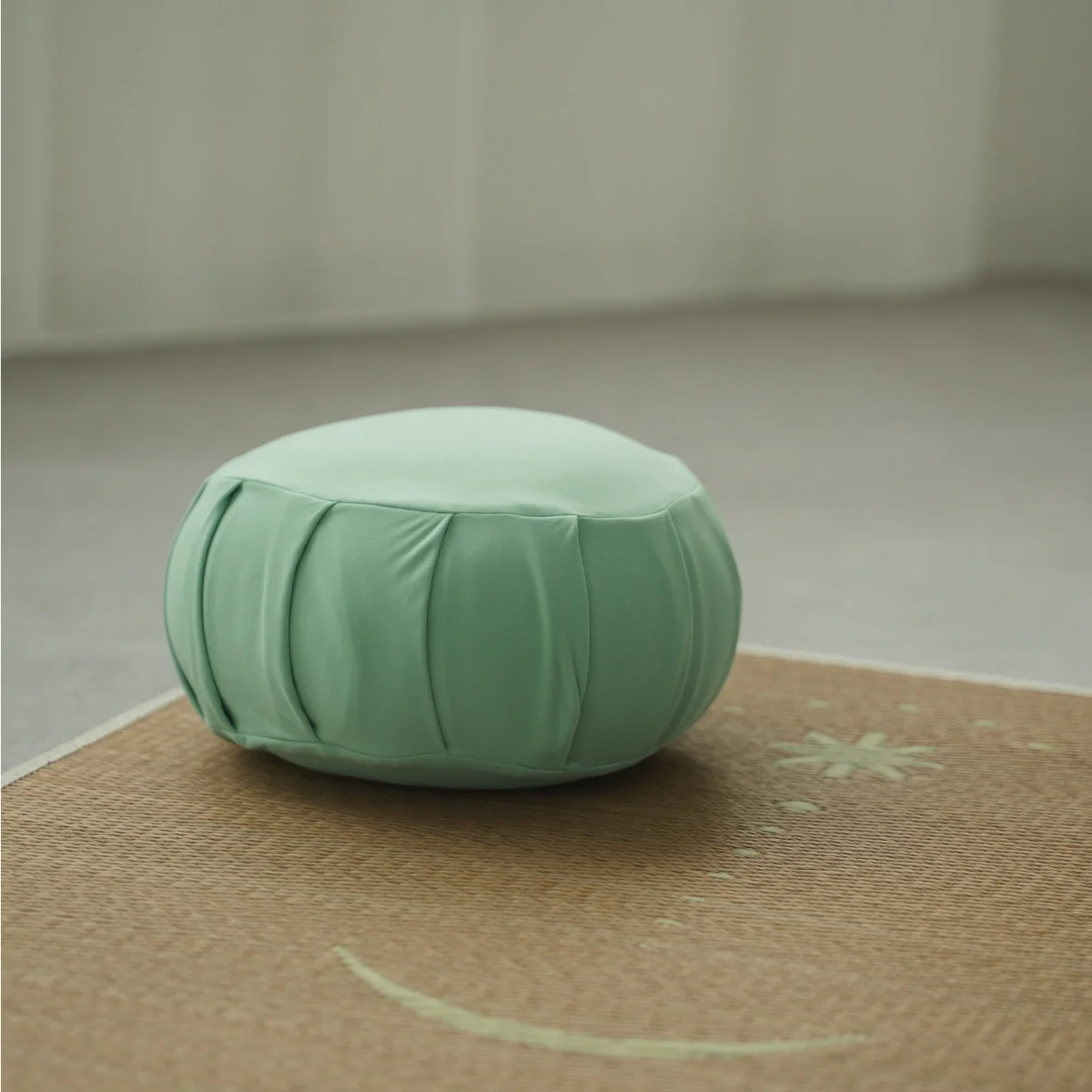 Japanese Meditation Cushion Zafu "ZAF MOMENT" Mint Green - Image 5