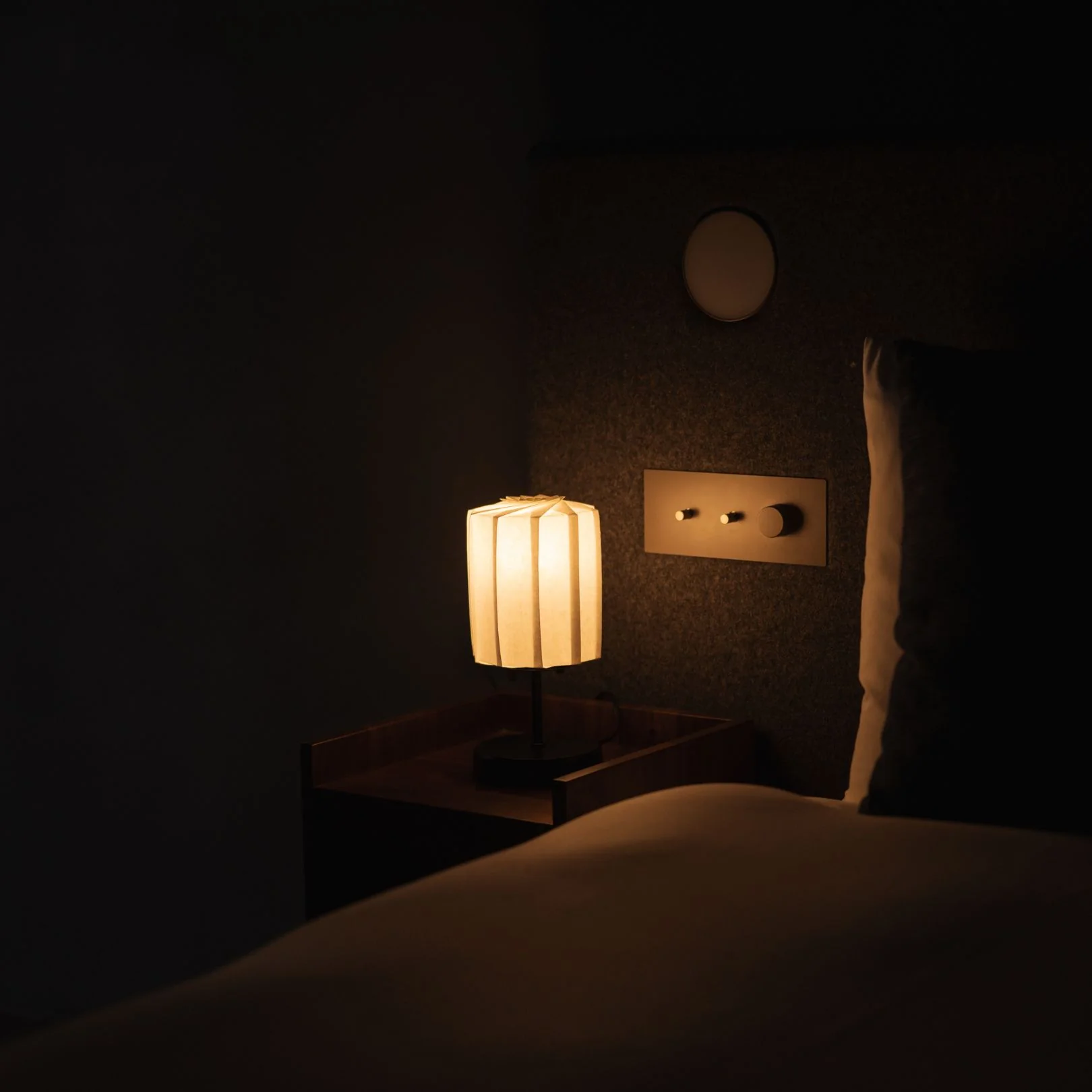 Japanese Origami Paper Table Lamp "Flower of Light" - tutu (with Stand) - Image 3