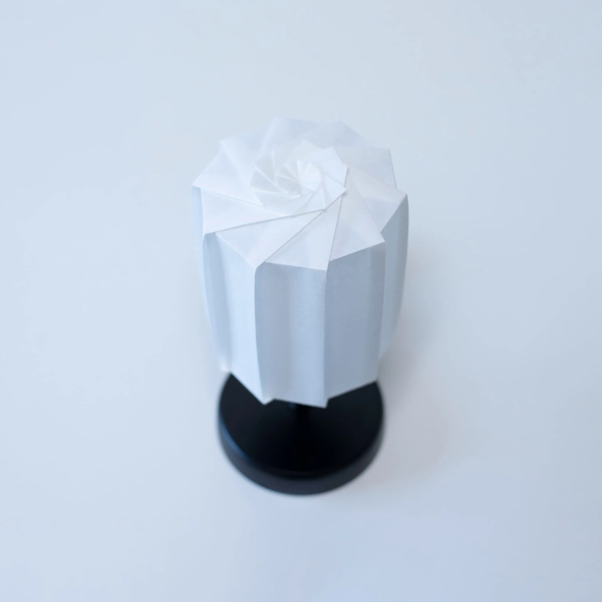 Japanese Origami Paper Table Lamp "Flower of Light" - tutu (with Stand) - Image 6