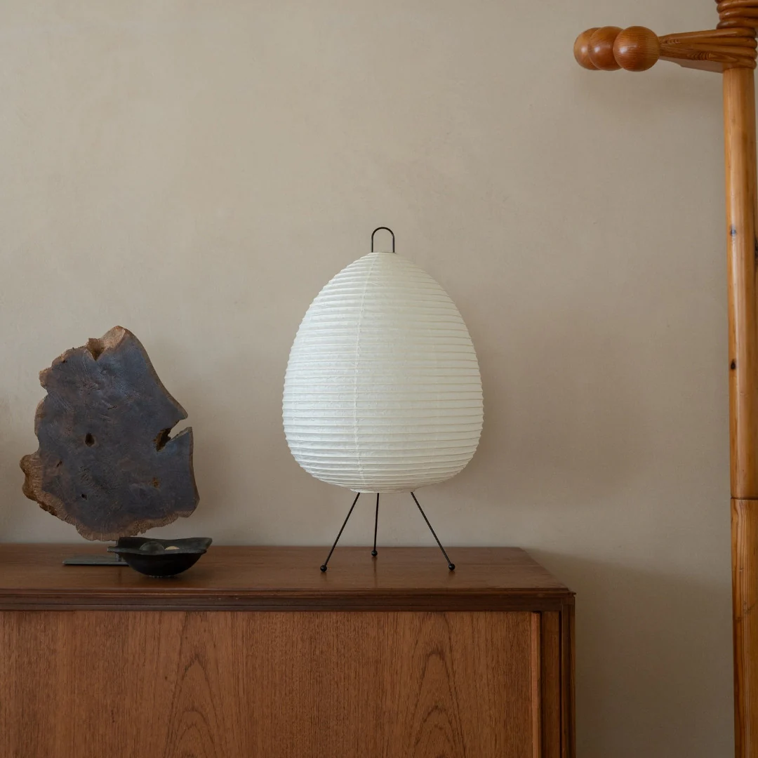 Japanese Paper Floor Lamp "Chochin lamp 01" - Image 4
