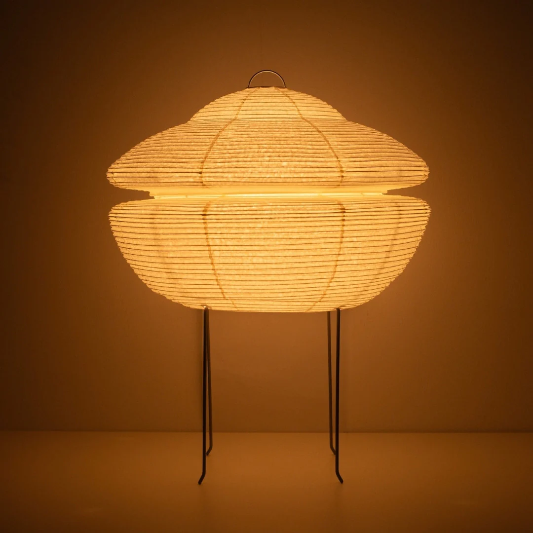 Japanese Paper Floor Lamp "GEMINI" 01