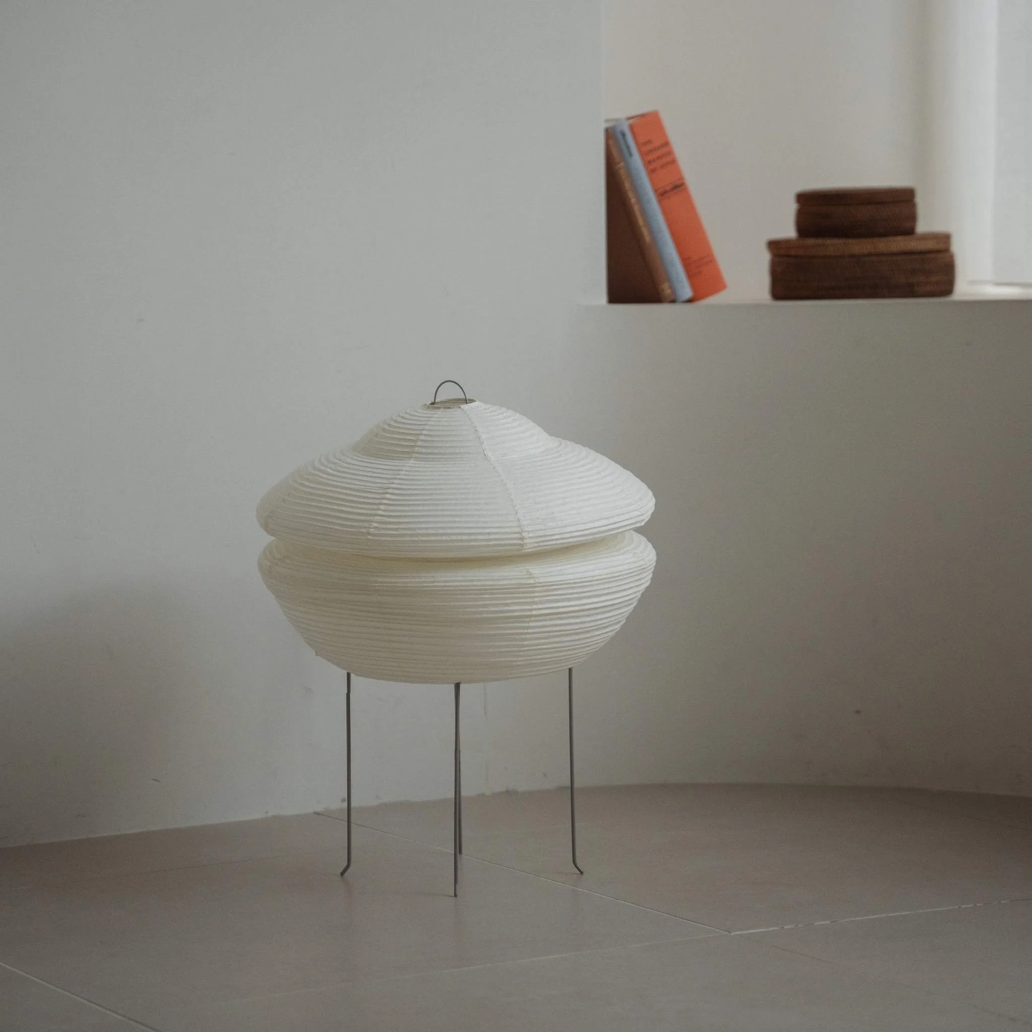 Japanese Paper Floor Lamp "GEMINI" 01 - Image 2