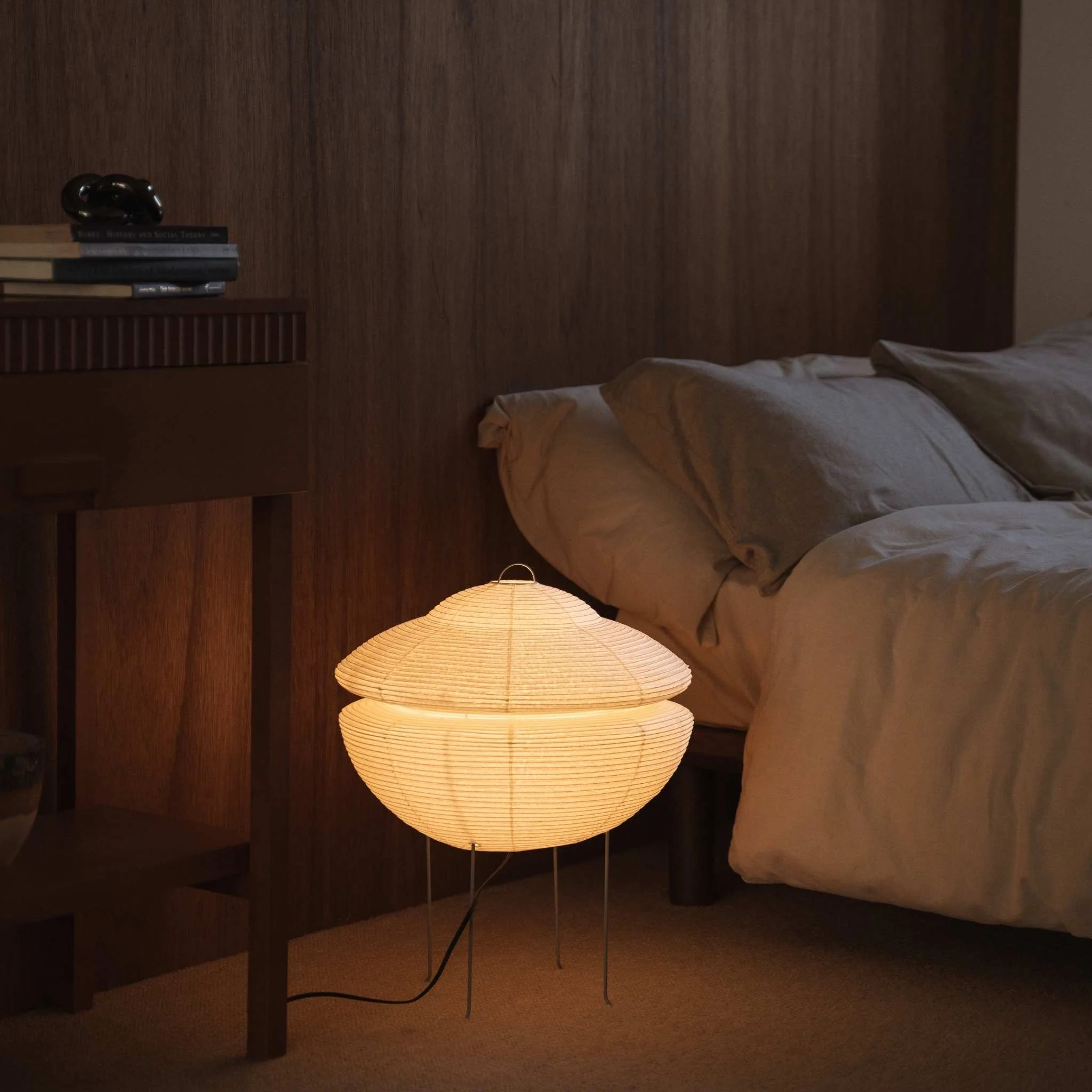 Japanese Paper Floor Lamp "GEMINI" 01 - Image 5