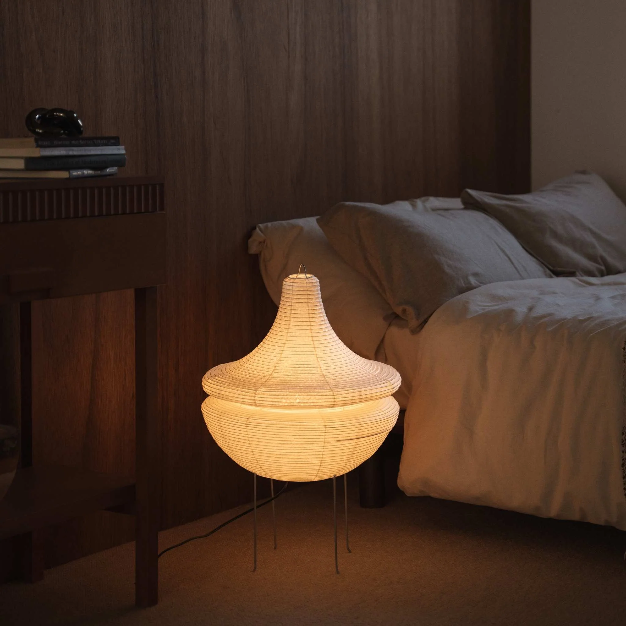 Japanese Paper Floor Lamp "GEMINI" 02 - Image 5