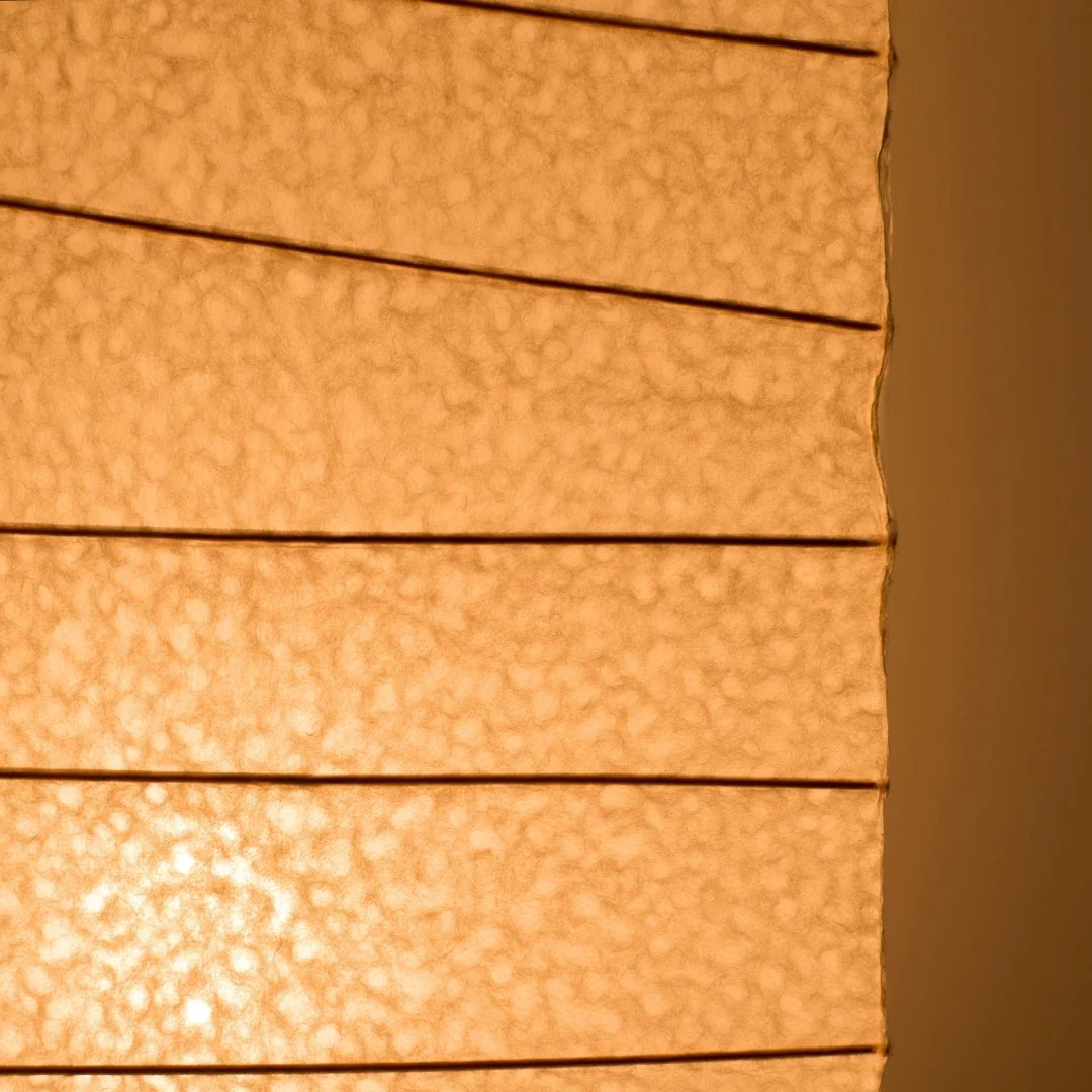 Japanese Paper Floor Lamp "Harusame Washi 02" - Image 6