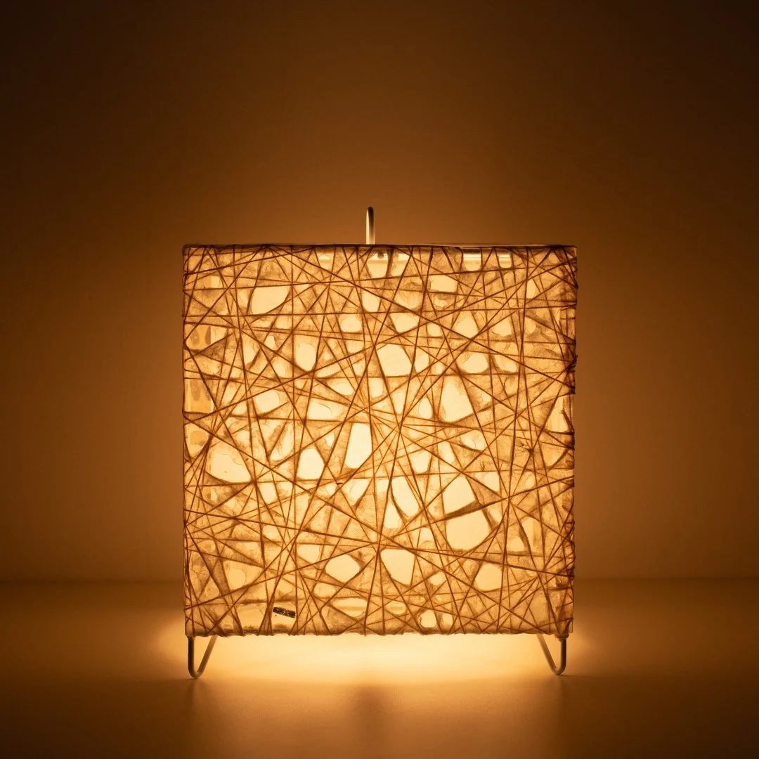 Japanese Paper Floor Lamp "ME-LOOK 03" White