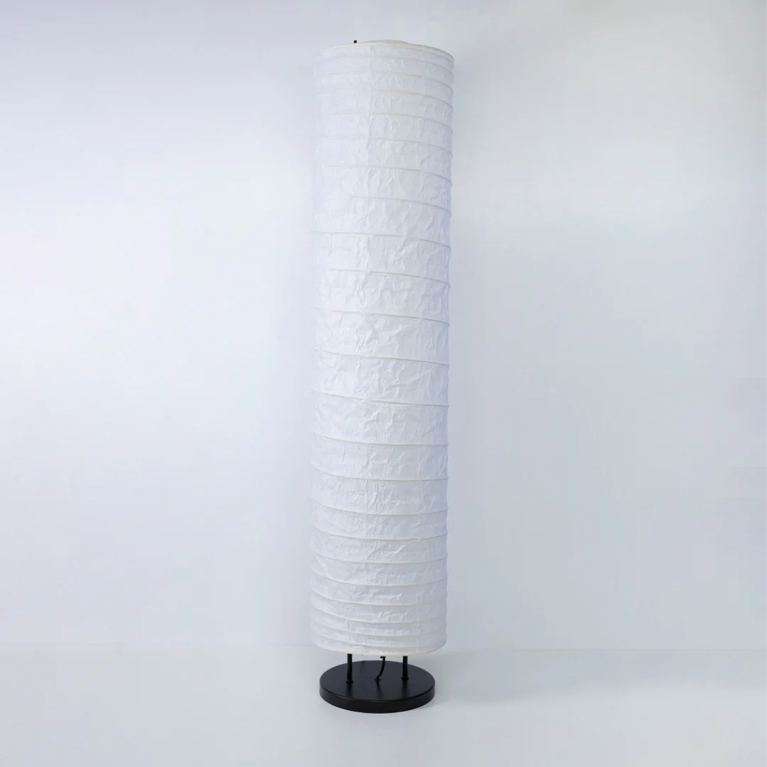 Japanese Paper Floor Lamp "Momi Washi 02" - Image 5