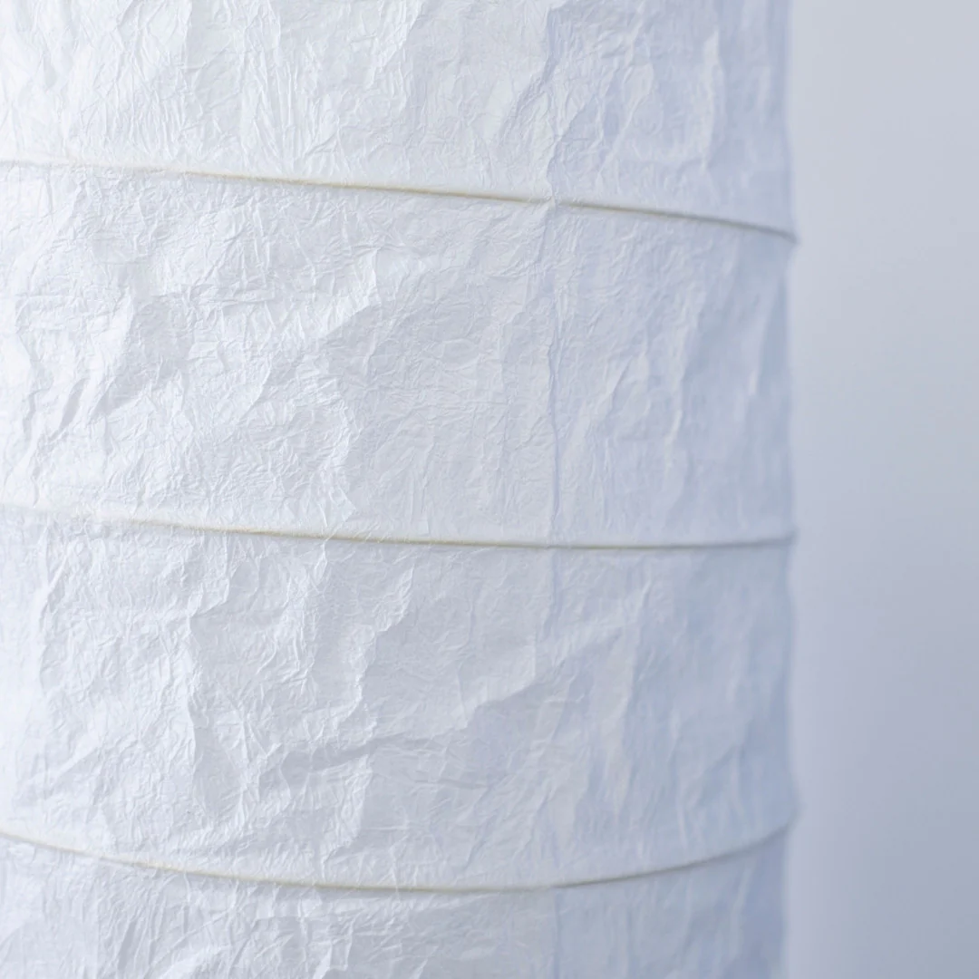 Japanese Paper Floor Lamp "Momi Washi 02" - Image 7