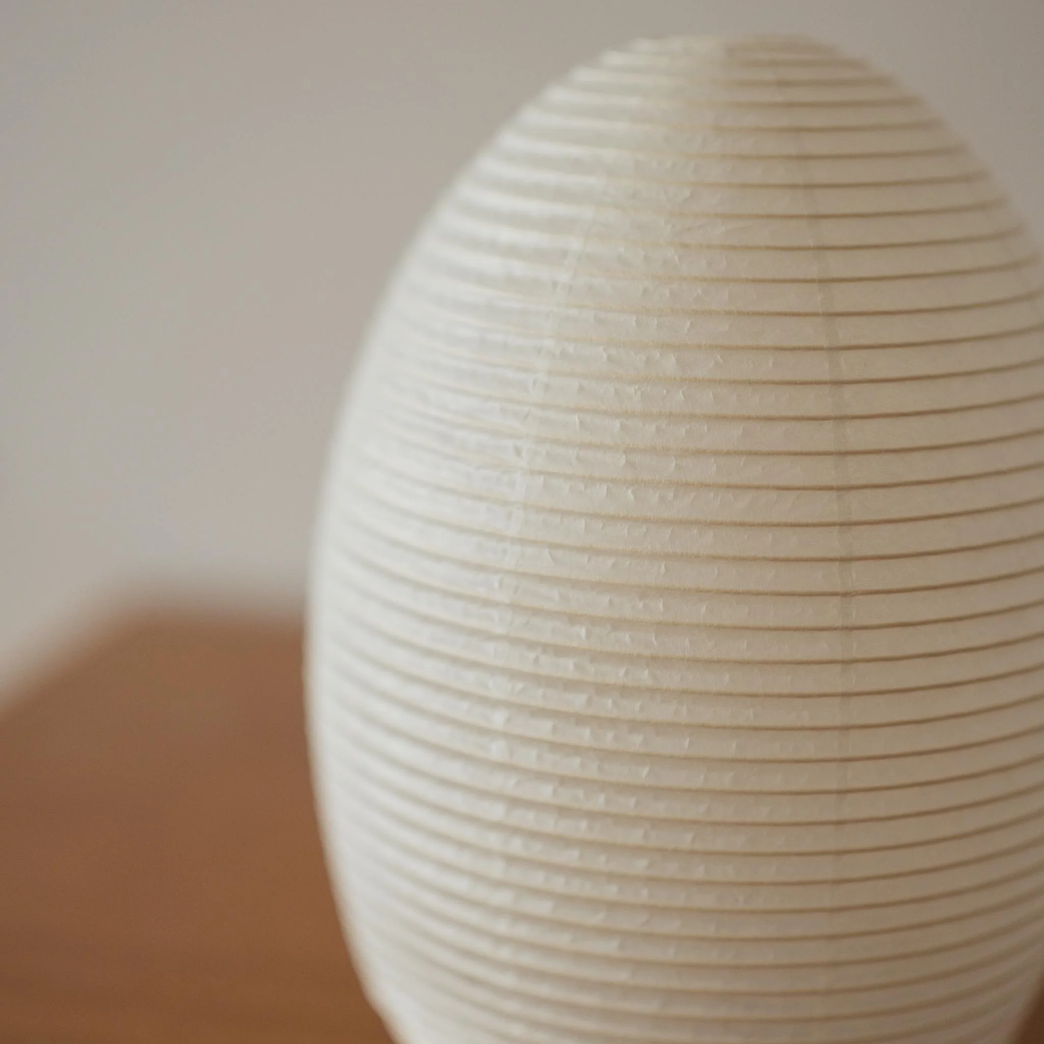 Japanese Paper Floor Lamp "paper moon 01" - Image 5