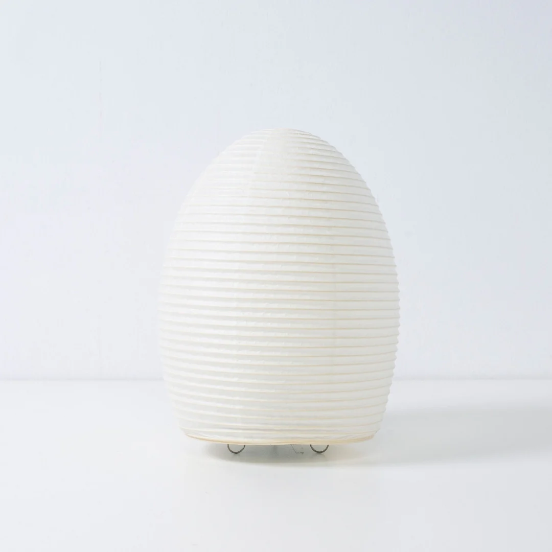 Japanese Paper Floor Lamp "paper moon 01" - Image 6