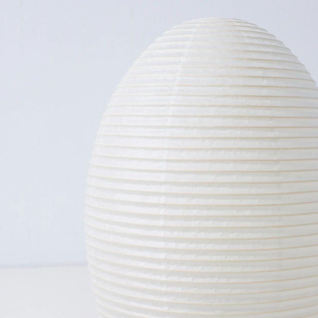 Japanese Paper Floor Lamp "paper moon 01" - Image 8