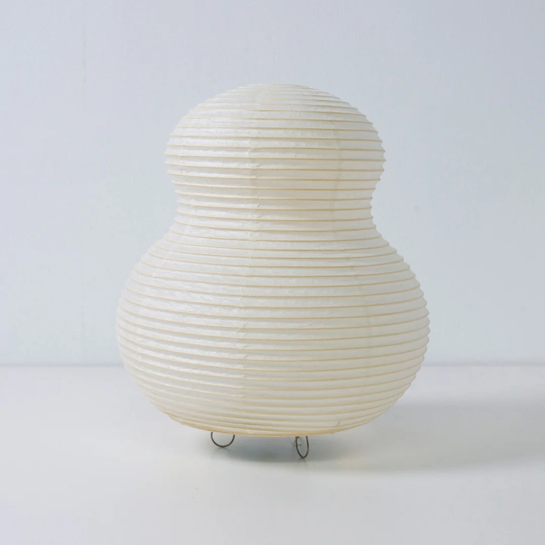 Japanese Paper Floor Lamp "paper moon 02" - Image 7