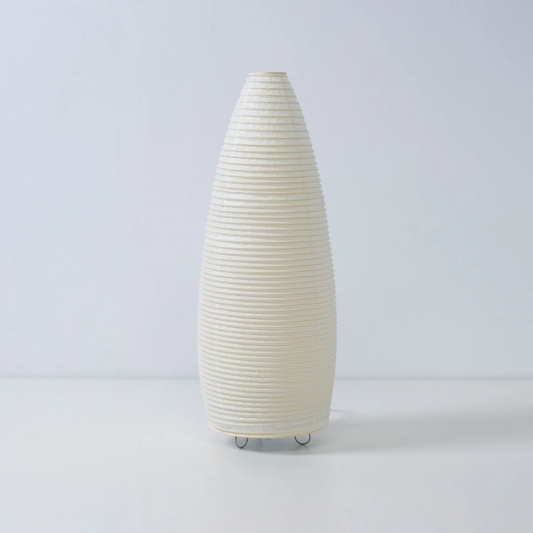 Japanese Paper Floor Lamp "paper moon 03" - Image 6