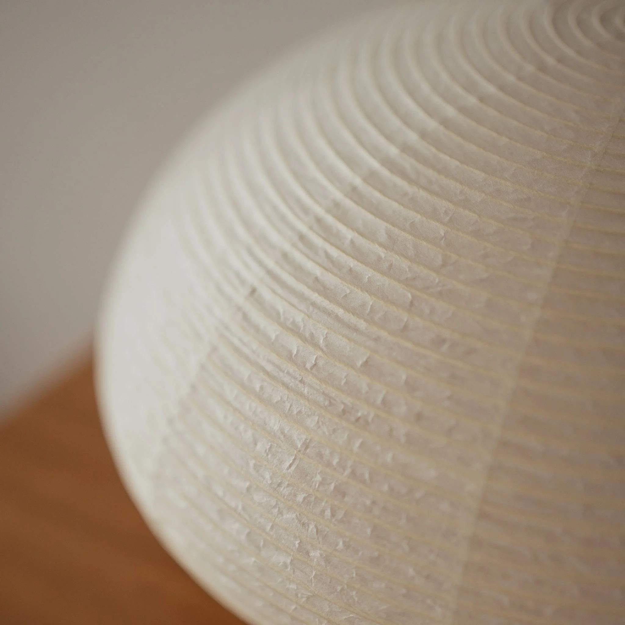Japanese Paper Floor Lamp "paper moon 04" - Image 5