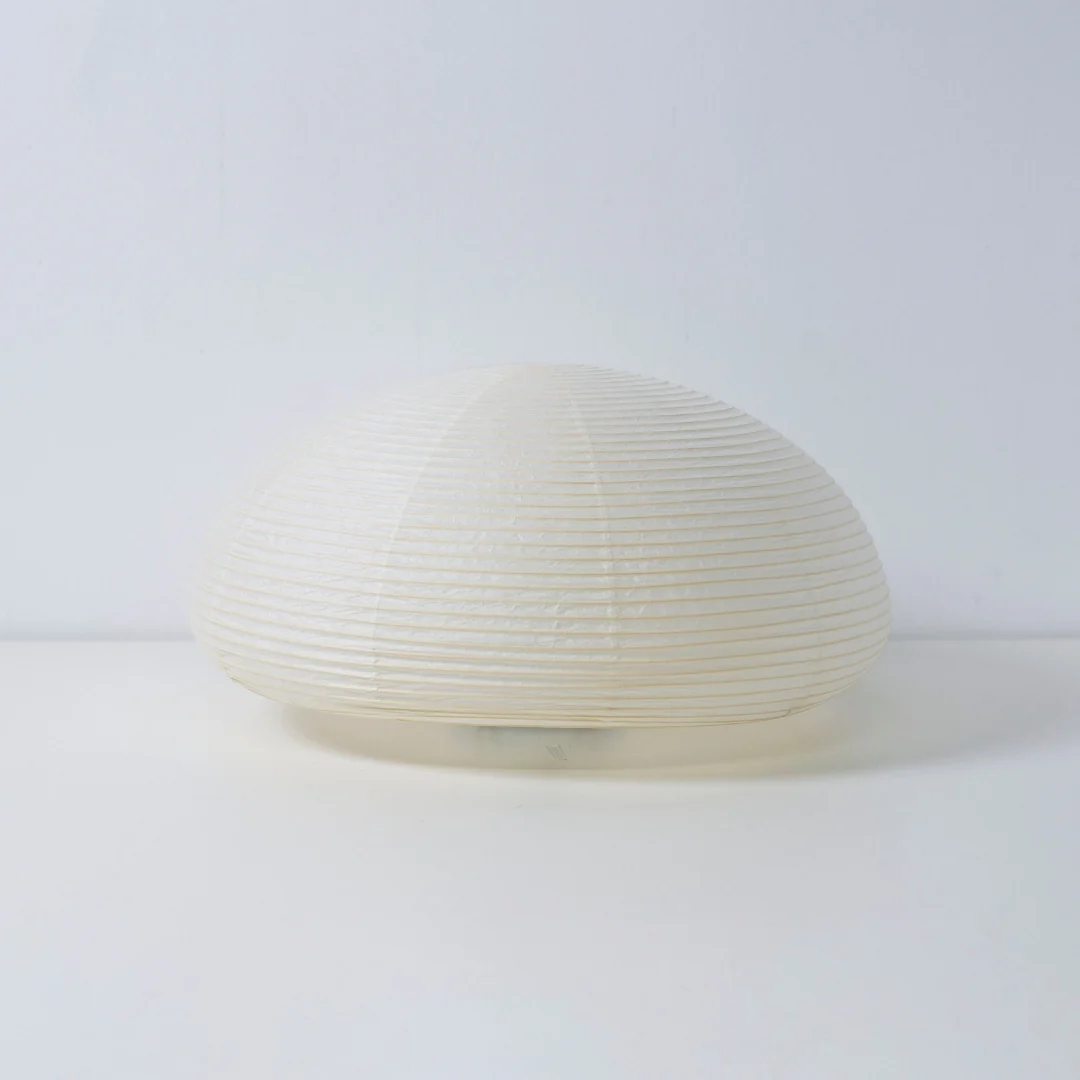 Japanese Paper Floor Lamp "paper moon 04" - Image 7