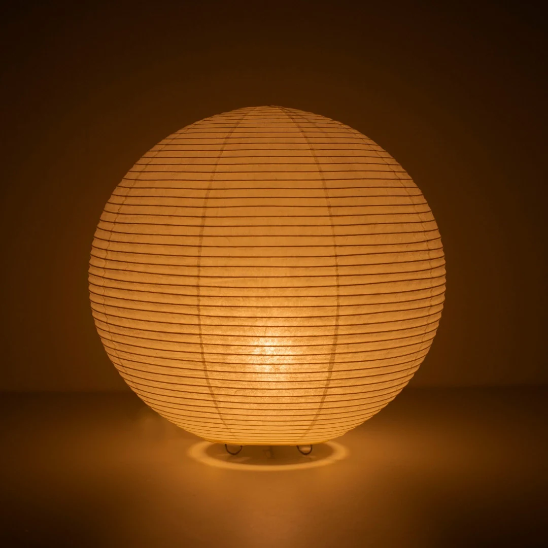 Japanese Paper Floor Lamp "paper moon 05"