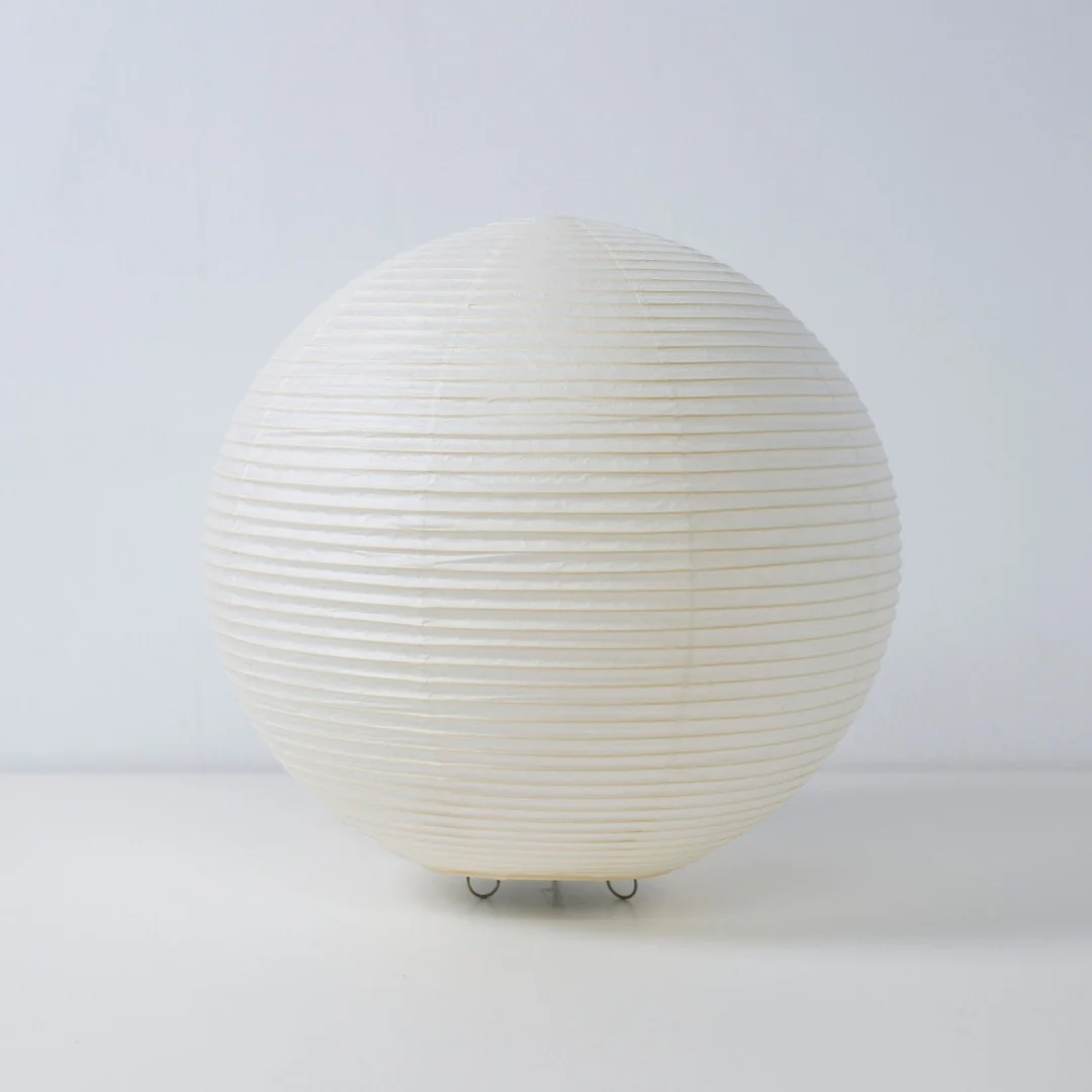 Japanese Paper Floor Lamp "paper moon 05" - Image 6