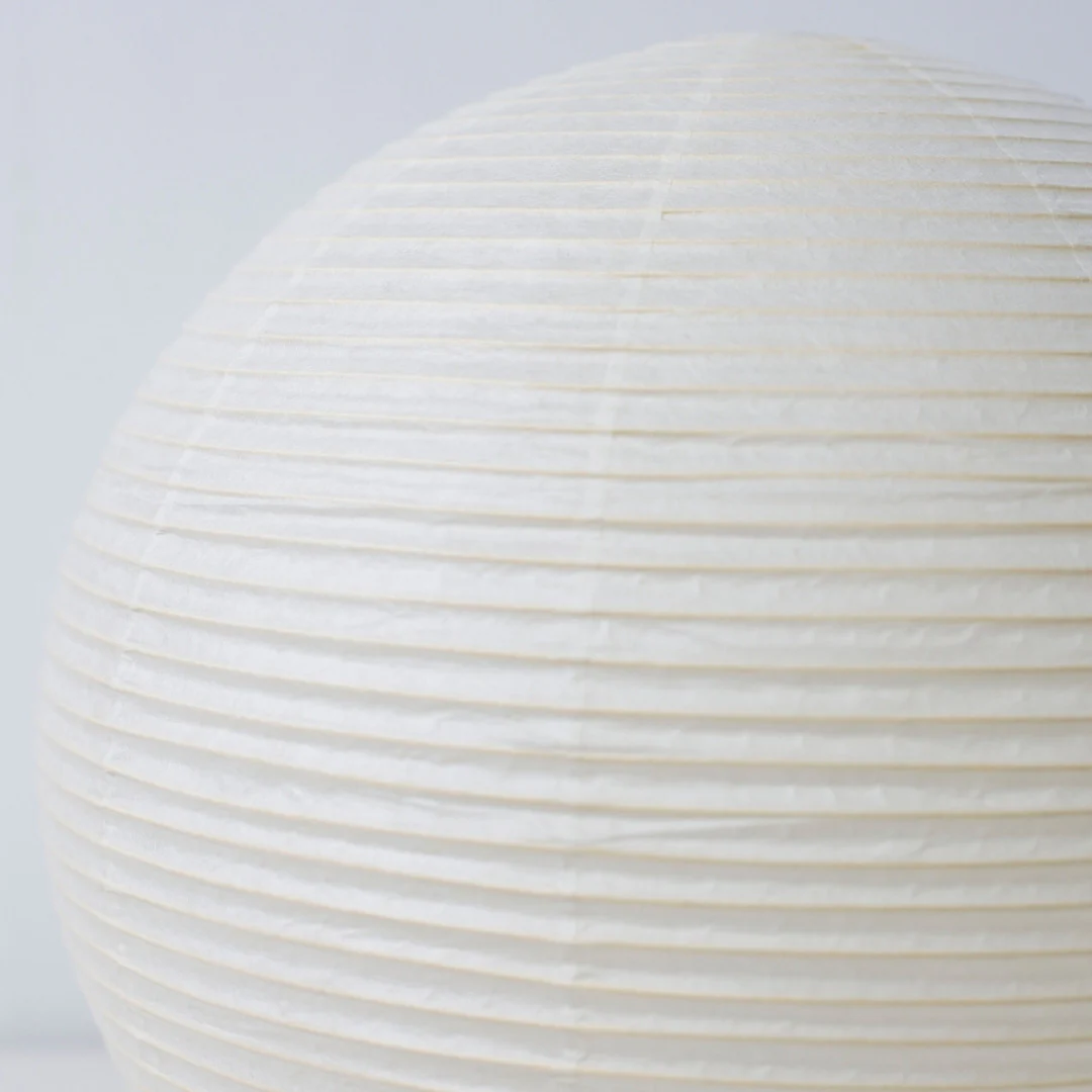 Japanese Paper Floor Lamp "paper moon 05" - Image 8