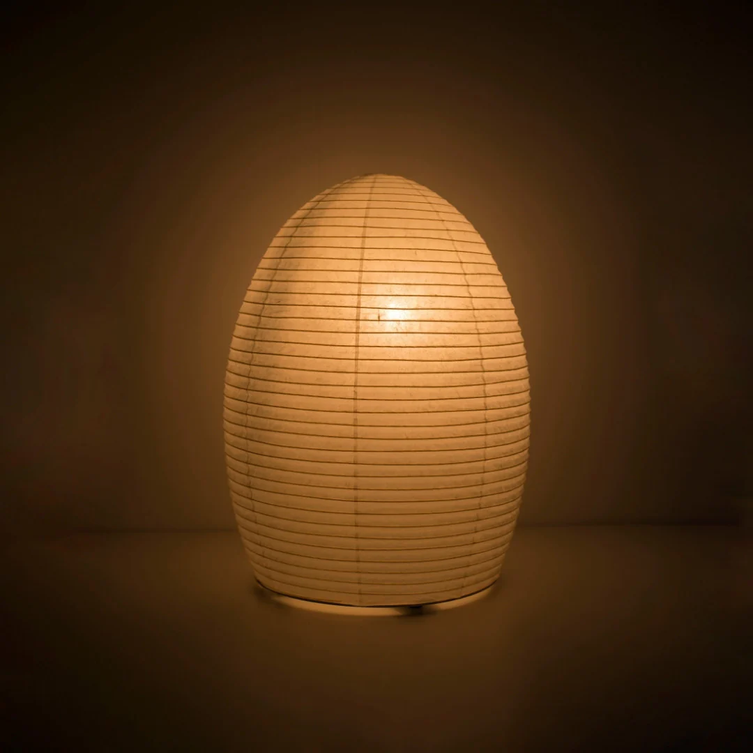 Japanese Paper Floor Lamp "paper moon 11"