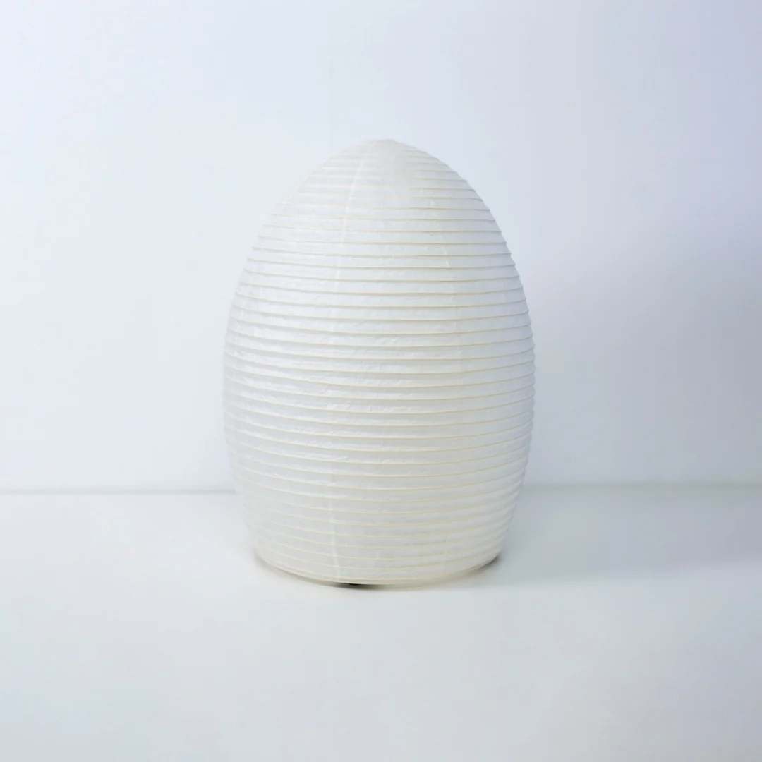 Japanese Paper Floor Lamp "paper moon 11" - Image 6