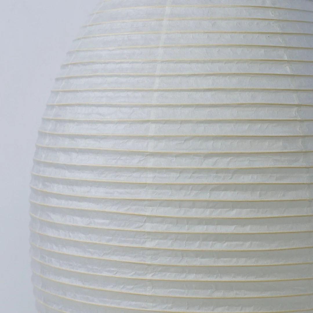 Japanese Paper Floor Lamp "paper moon 11" - Image 8