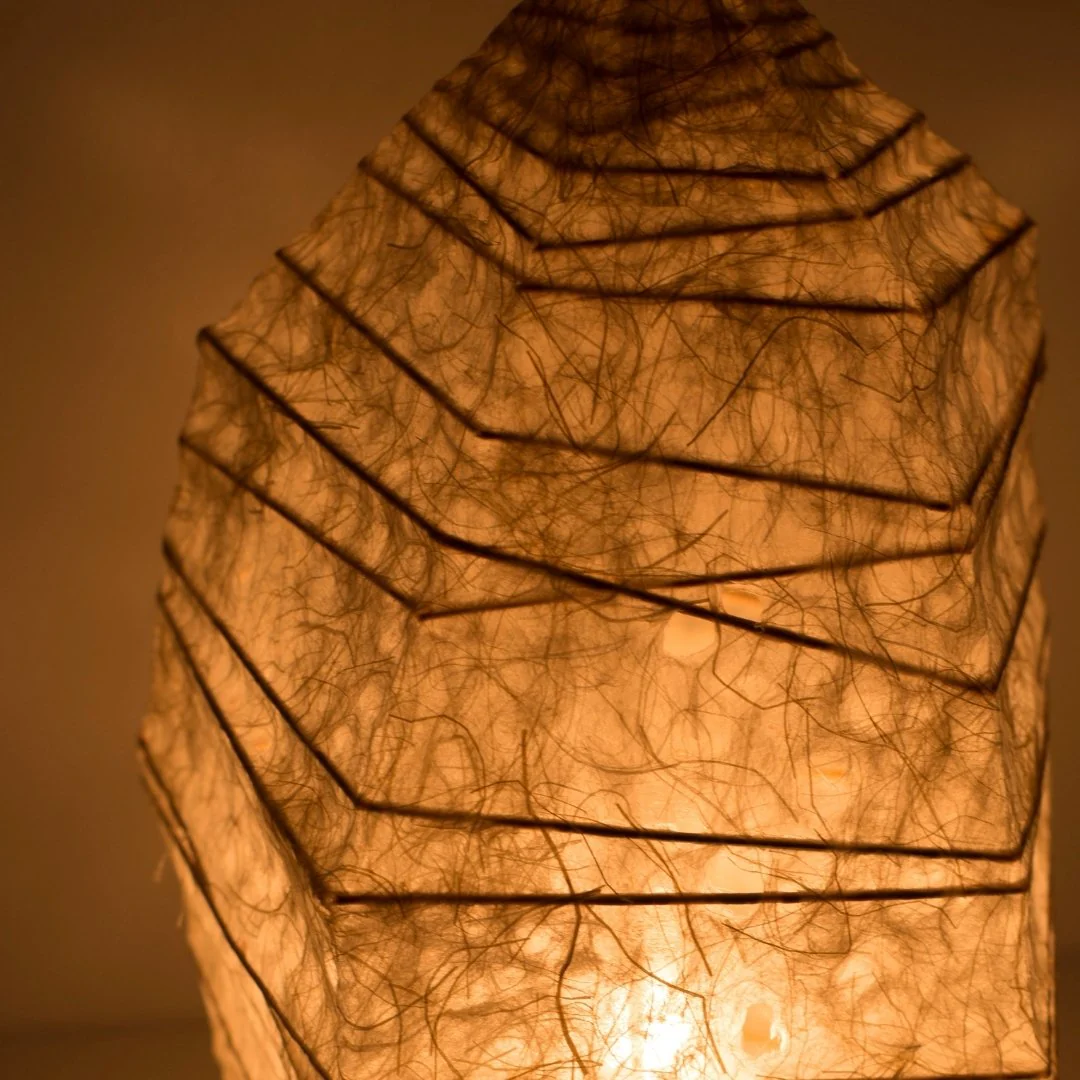 Japanese Paper Floor Lamp “PAPER STONE” Small - Image 11