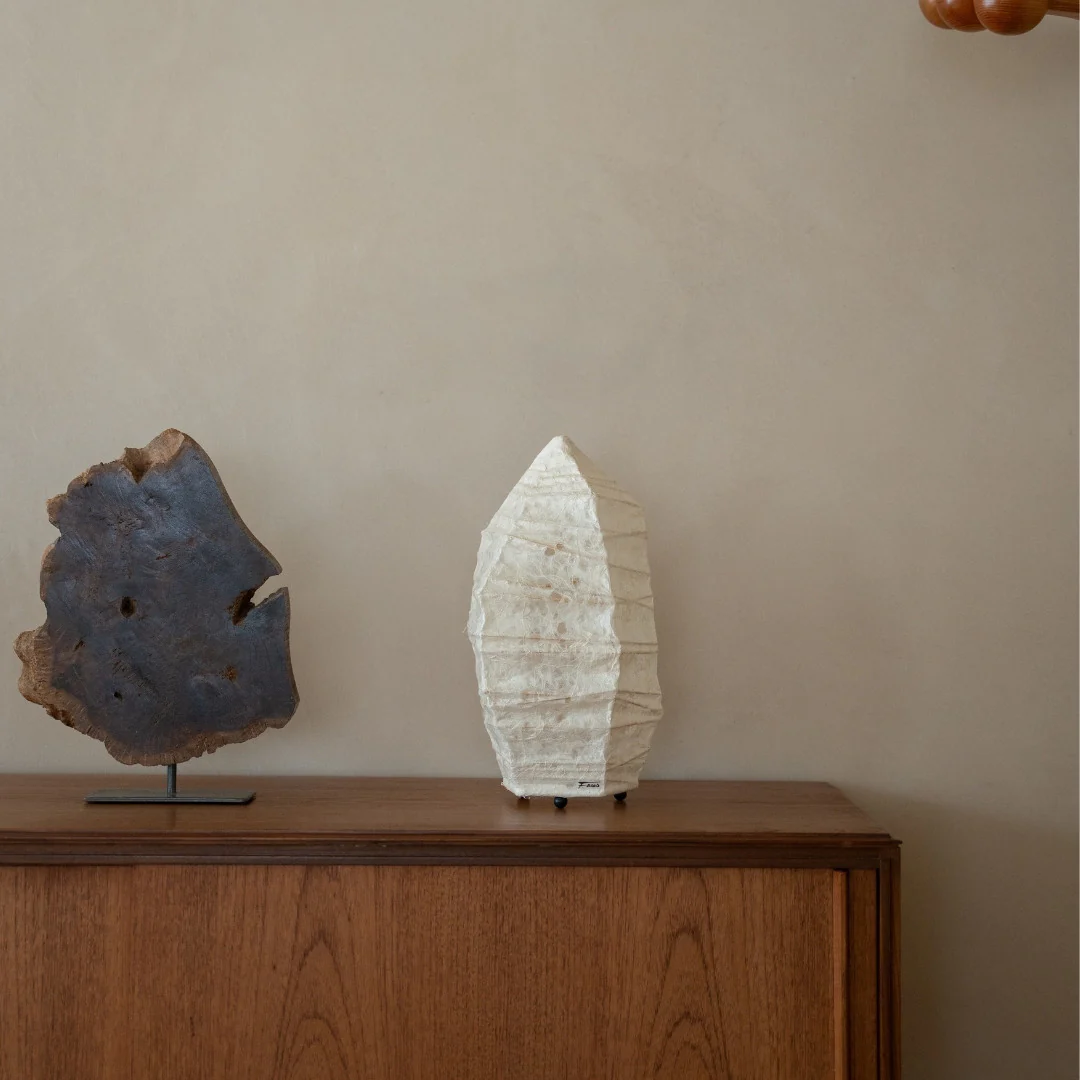 Japanese Paper Floor Lamp “PAPER STONE” Small - Image 2