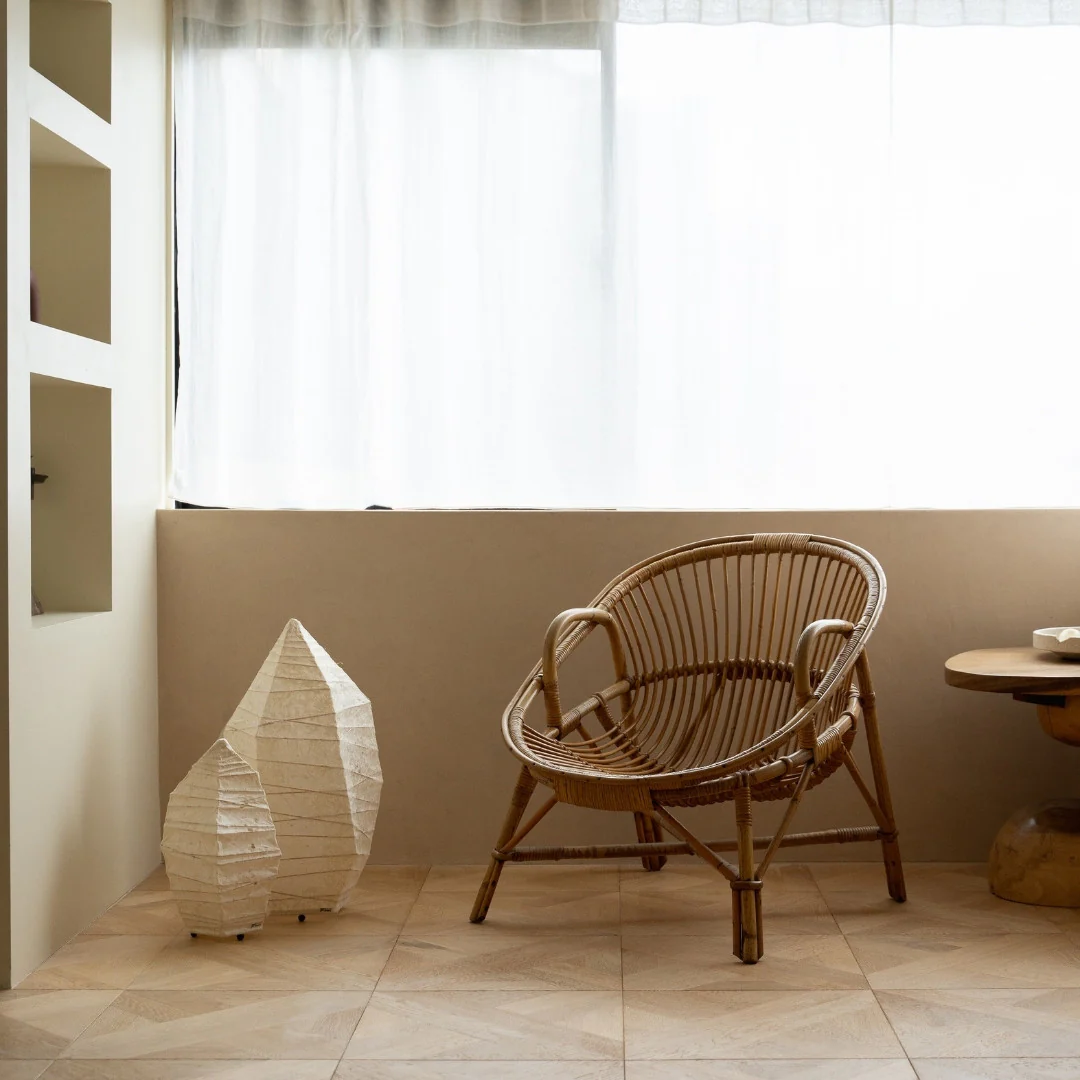 Japanese Paper Floor Lamp “PAPER STONE” Small - Image 7