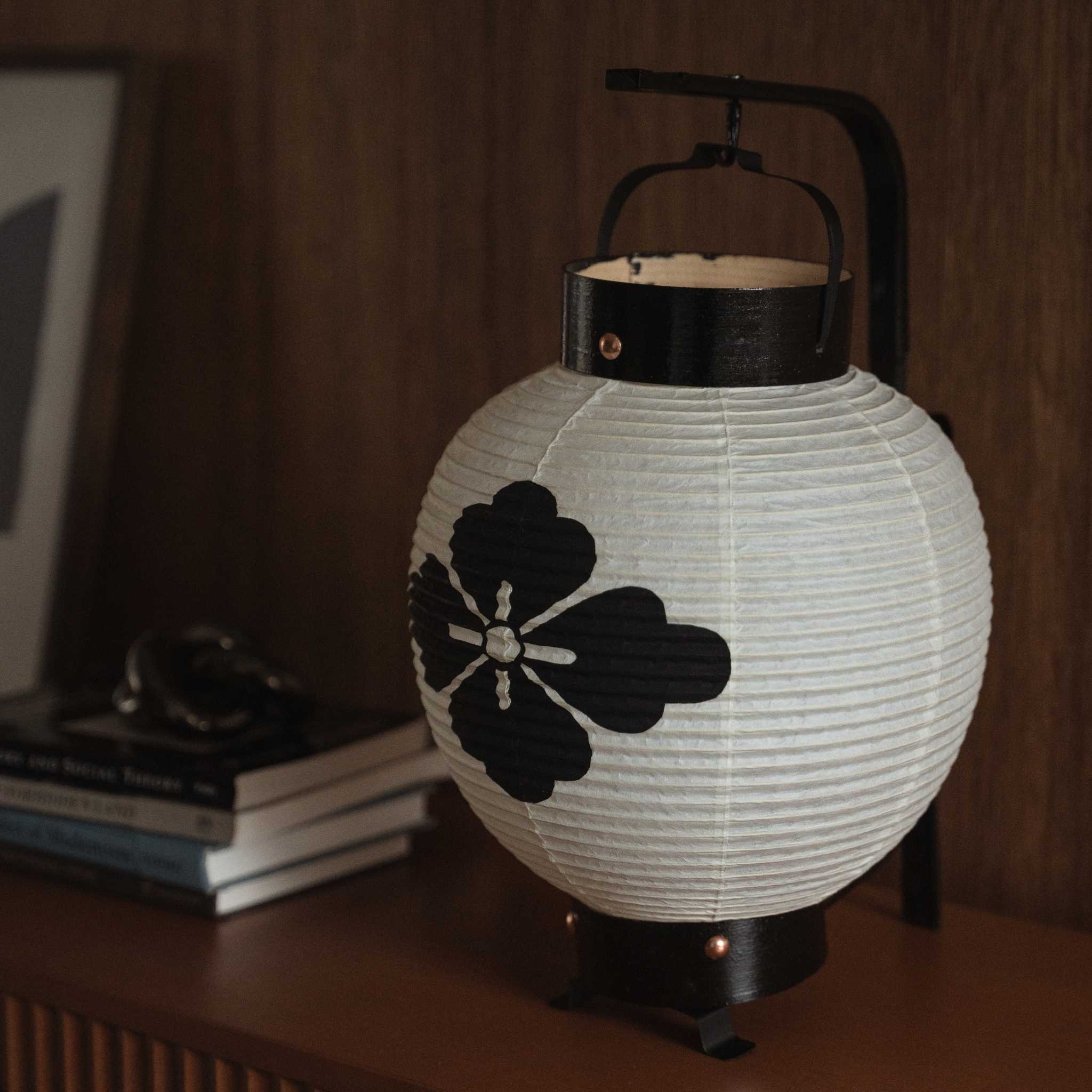 Japanese Paper Lantern "Flower Diamond" - Image 4