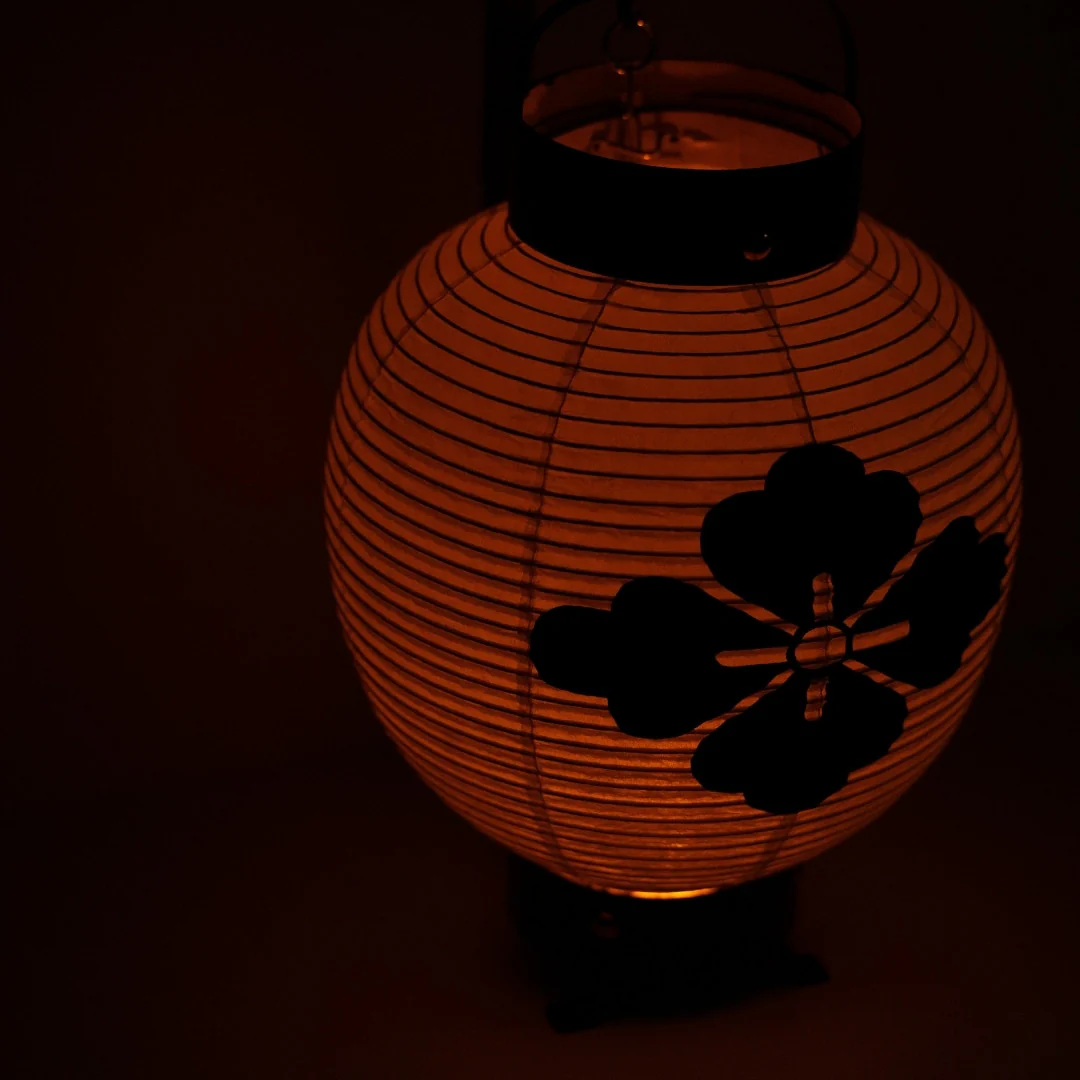 Japanese Paper Lantern "Flower Diamond" - Image 7