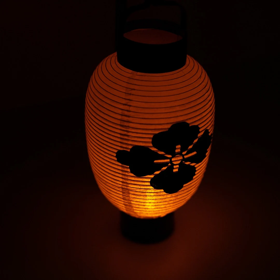 Japanese Paper Lantern "Flower Diamond" Small - Image 10