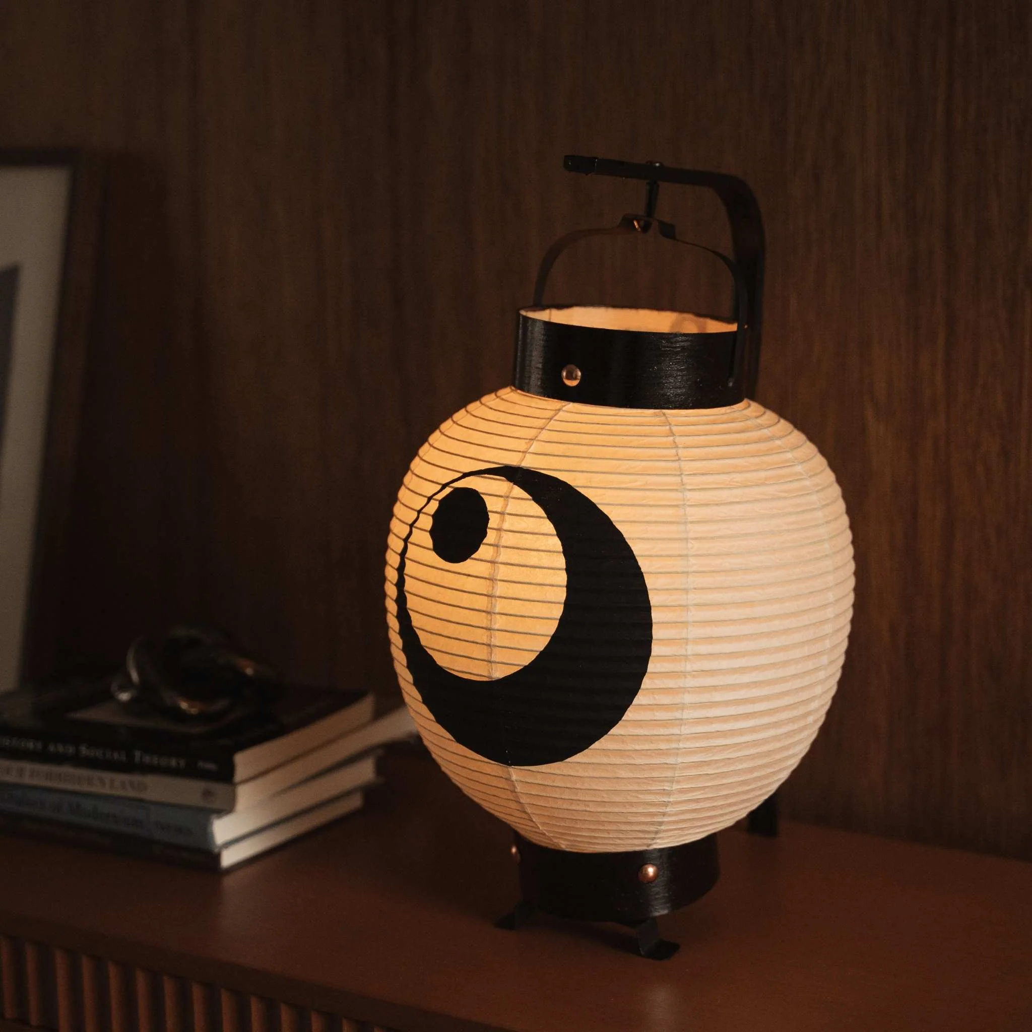 Japanese Paper Lantern "Moon and Star" - Image 4