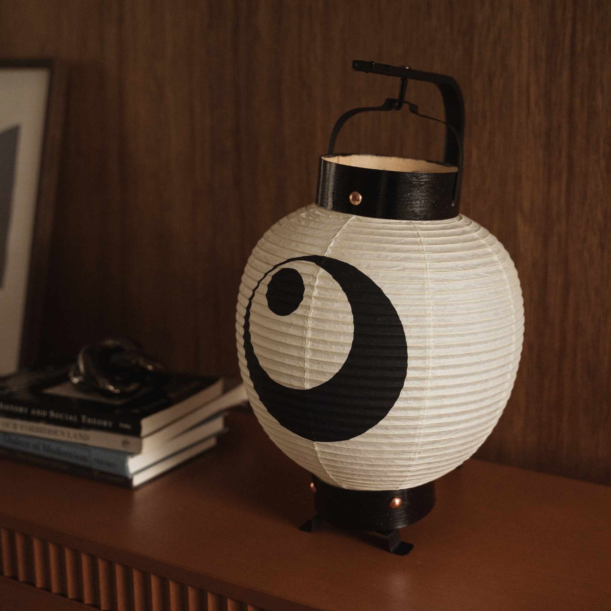 Japanese Paper Lantern "Moon and Star" - Image 5