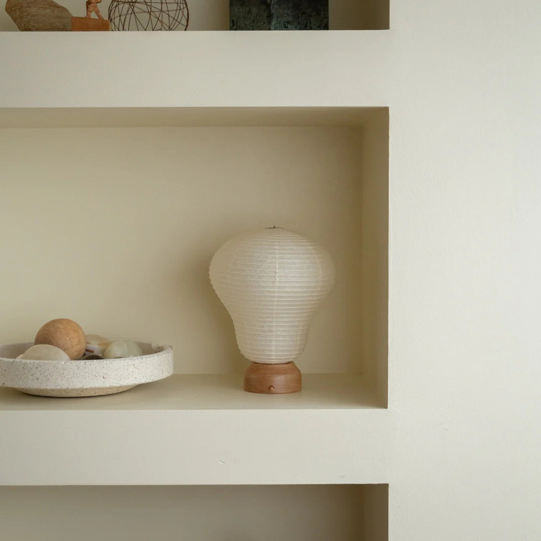 Japanese Paper Table Lamp "Balloon" - Image 3