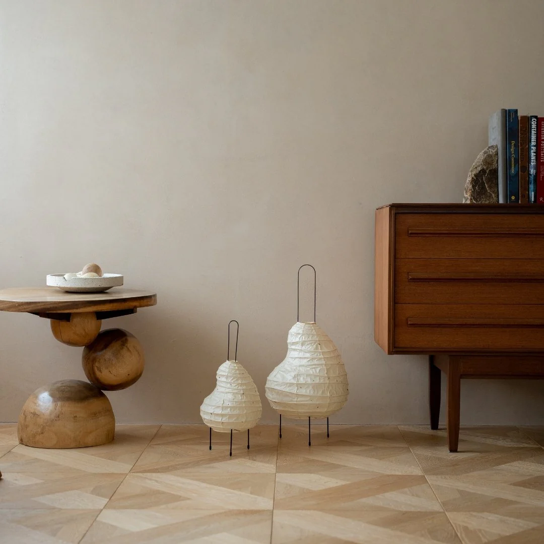 Japanese Paper Floor Lamp "BEANS LIGHT" - Image 4