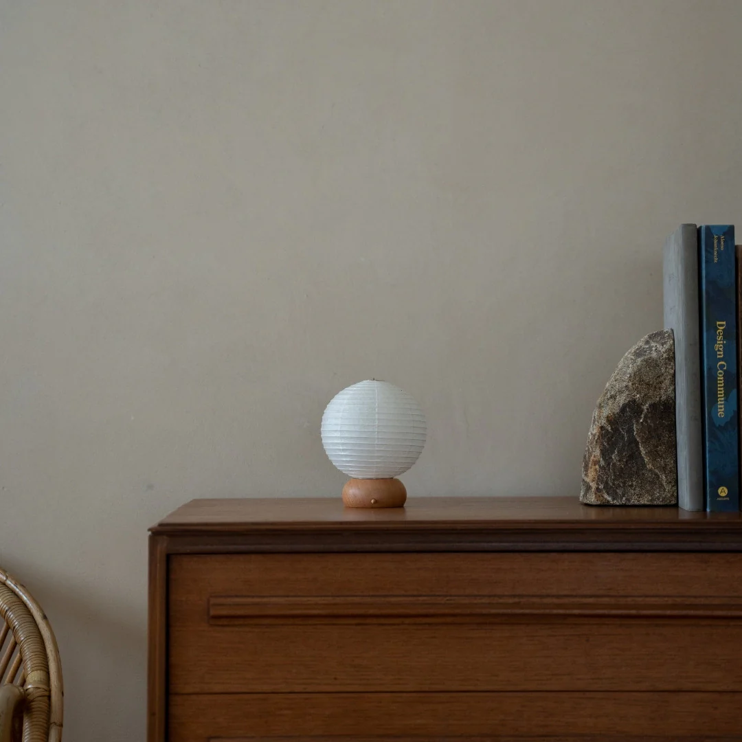 Japanese Paper Table Lamp "Mini Circle" - Image 2