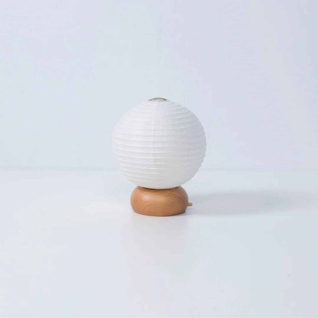 Japanese Paper Table Lamp "Mini Circle" - Image 7
