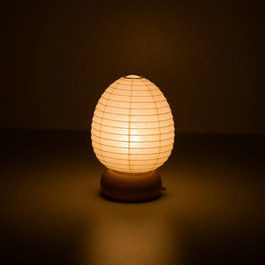 Japanese Paper Table Lamp "Mini Egg"
