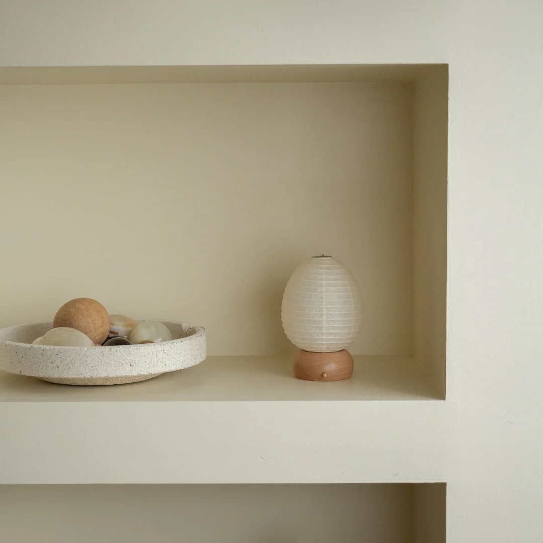 Japanese Paper Table Lamp "Mini Egg" - Image 5