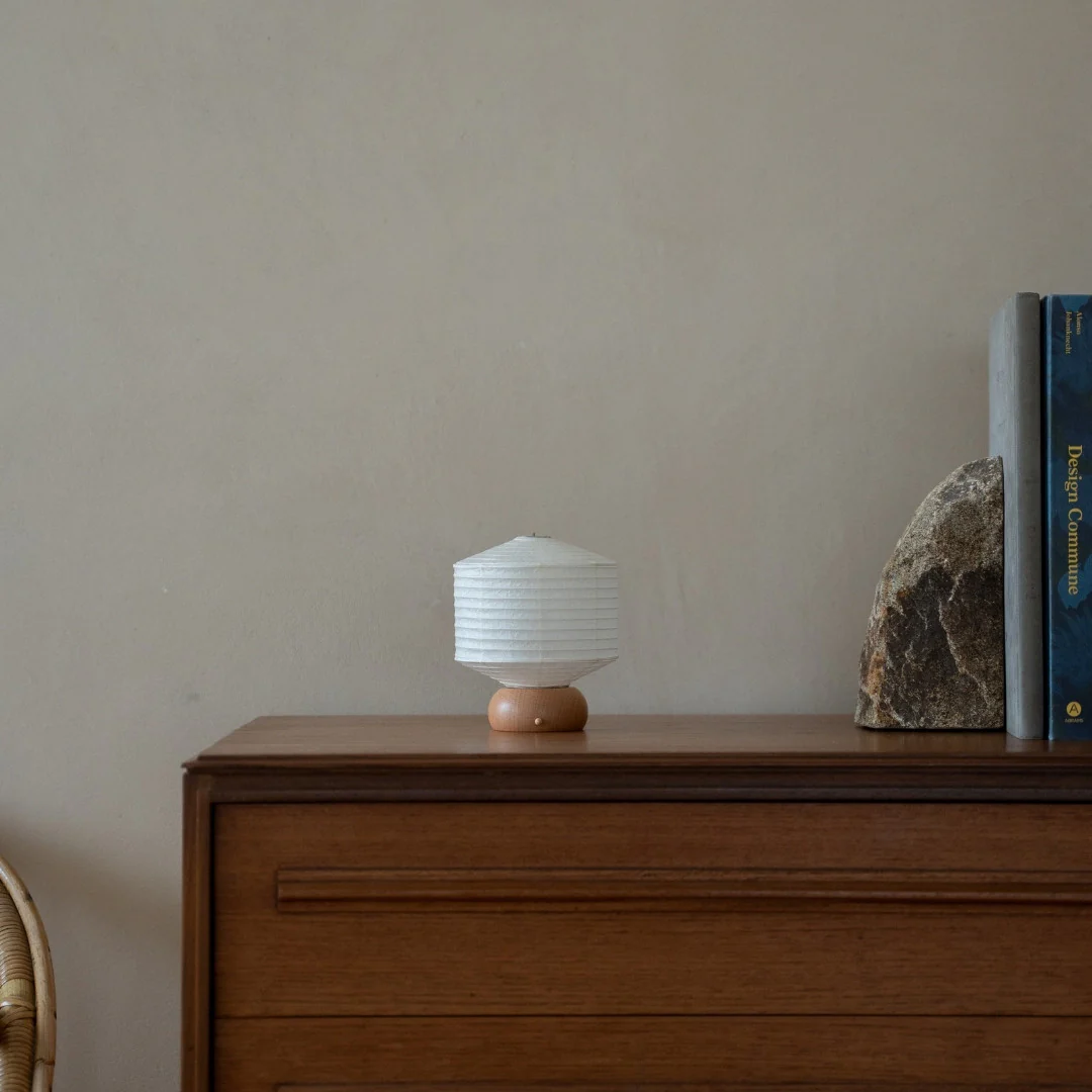 Japanese Paper Table Lamp "Mini Square" - Image 2