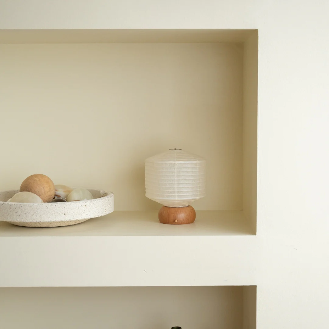 Japanese Paper Table Lamp "Mini Square" - Image 3