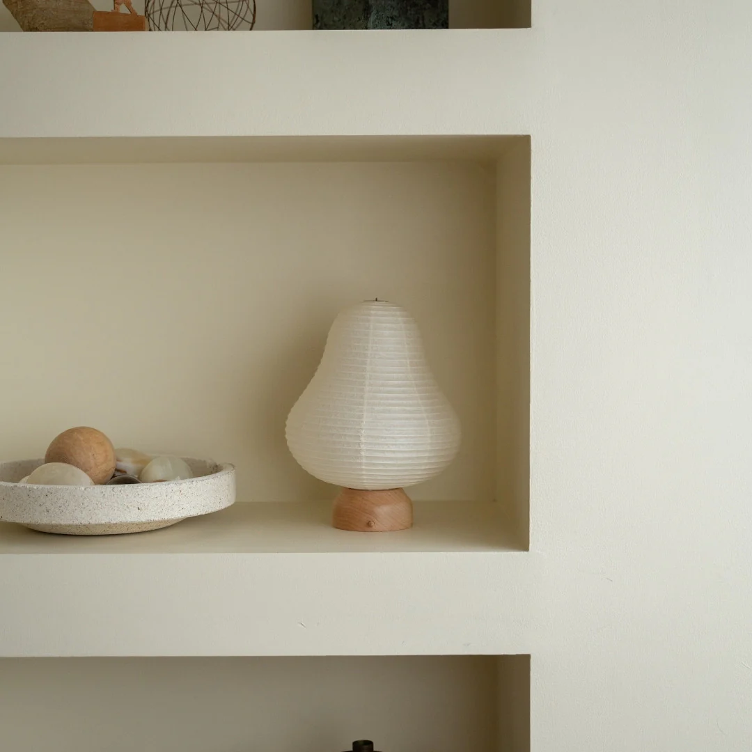 Japanese Paper Table Lamp "Mountain" - Image 3