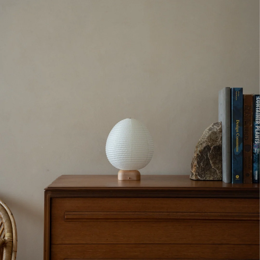 Japanese Paper Table Lamp "Ostrich" - Image 2