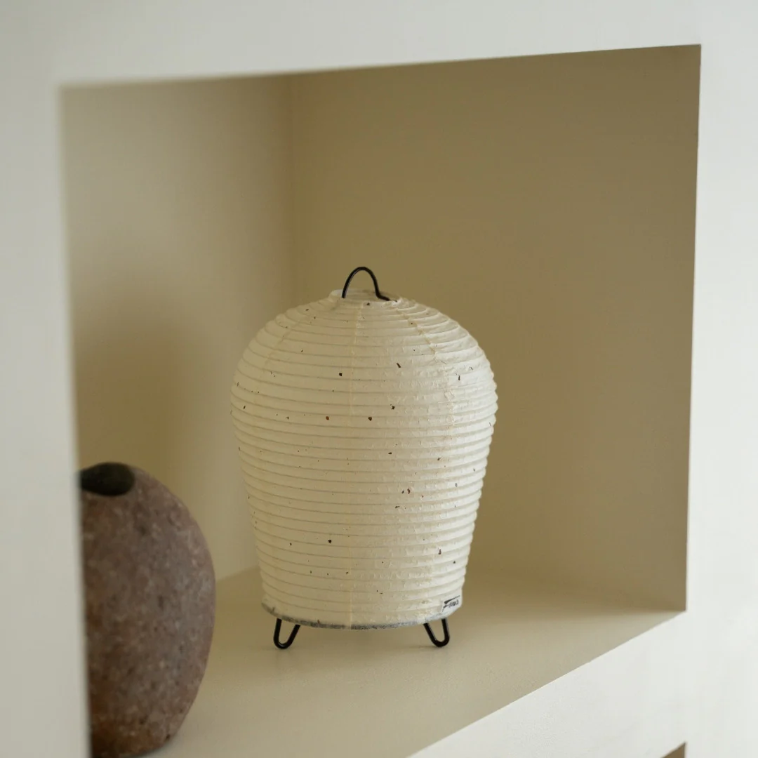 Japanese Paper Table Lamp "PAPERSON 01" - Image 3