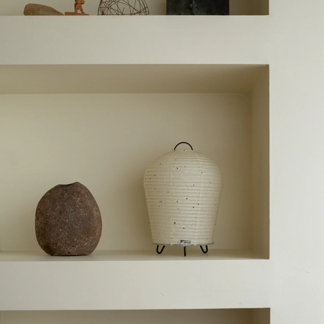 Japanese Paper Table Lamp "PAPERSON 01" - Image 4