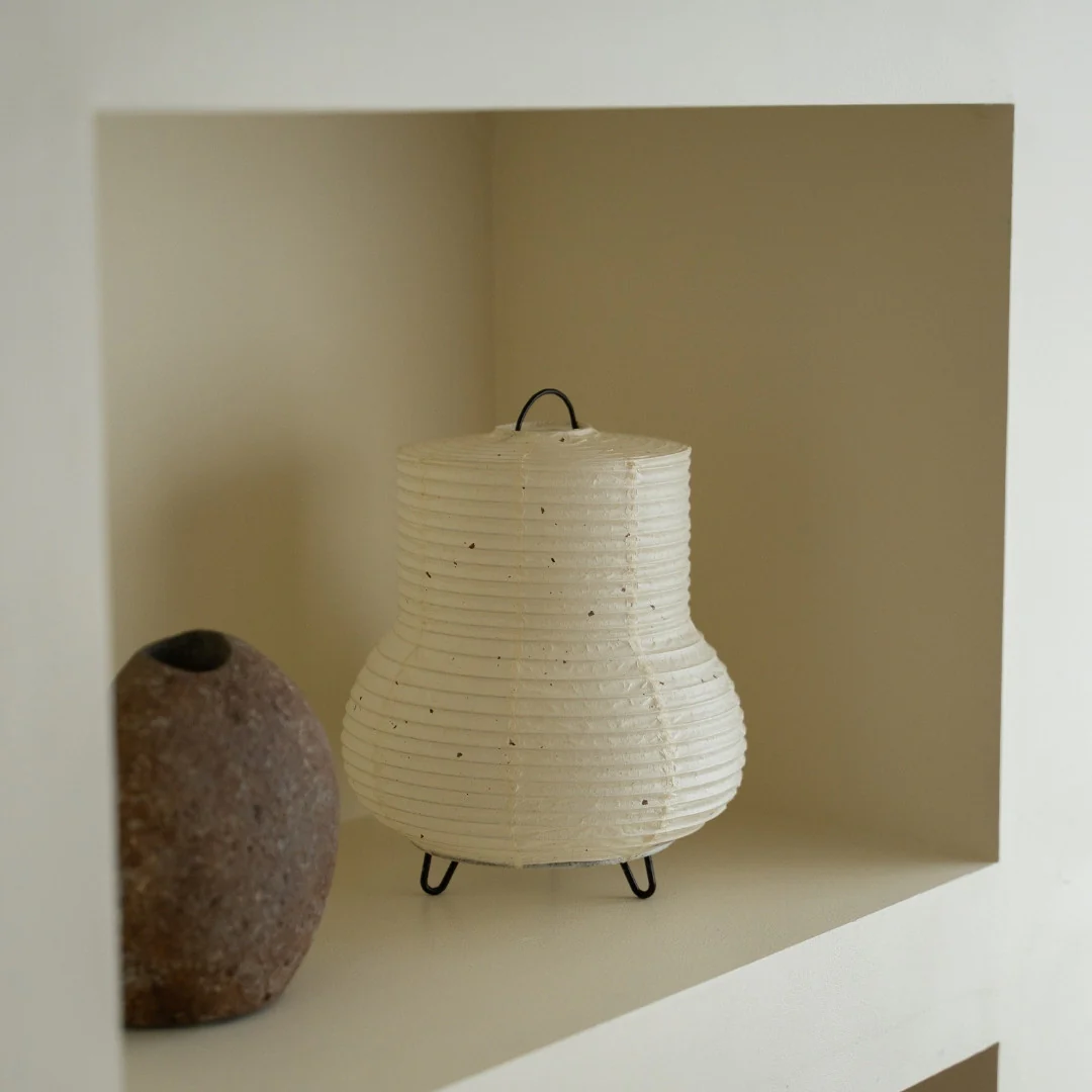 Japanese Paper Table Lamp "PAPERSON 02" - Image 3