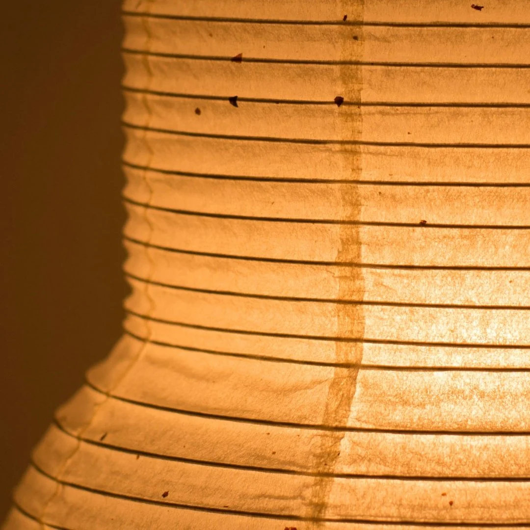 Japanese Paper Table Lamp "PAPERSON 02" - Image 8