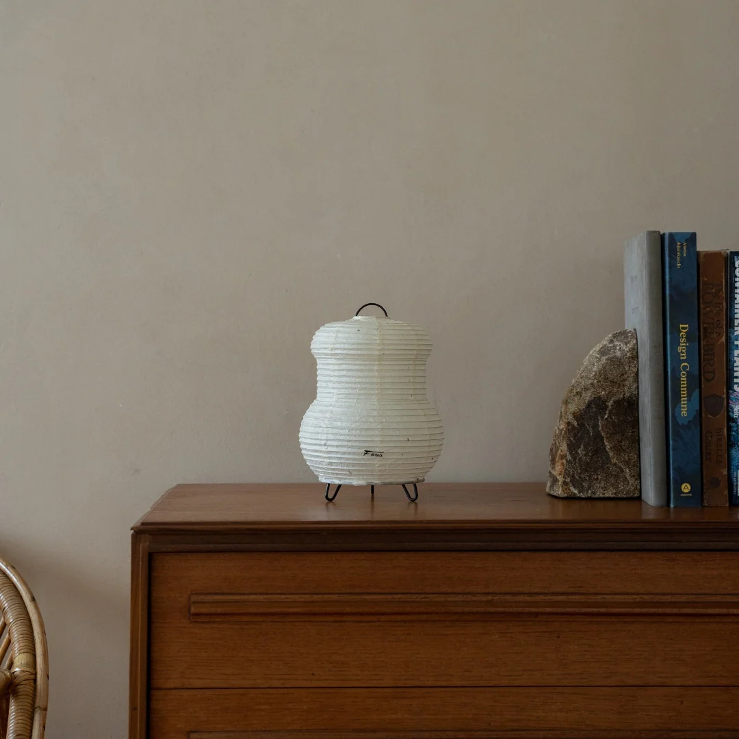 Japanese Paper Table Lamp "PAPERSON 03" - Image 2
