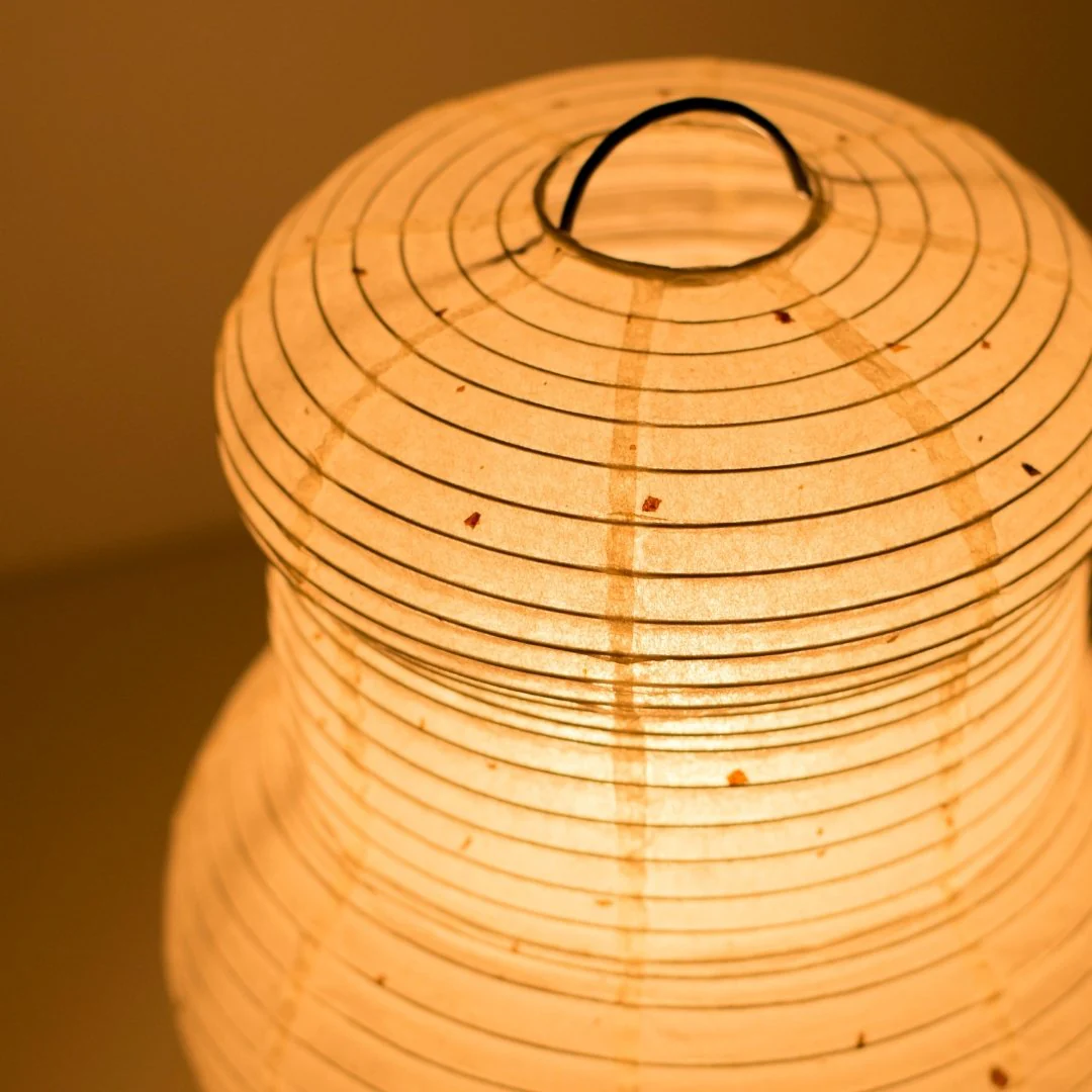 Japanese Paper Table Lamp "PAPERSON 03" - Image 9